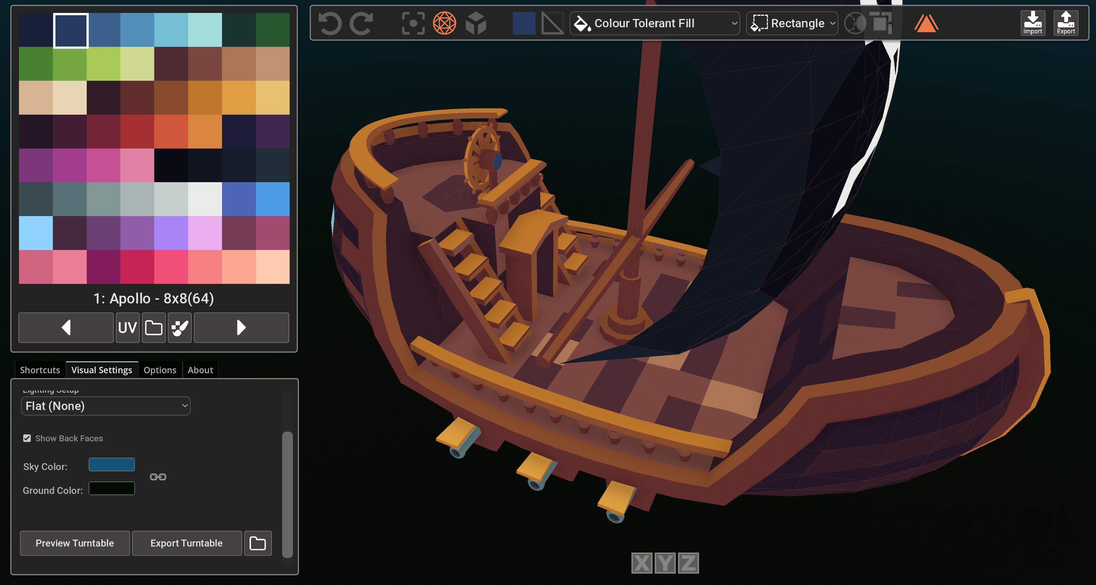 Stylized model